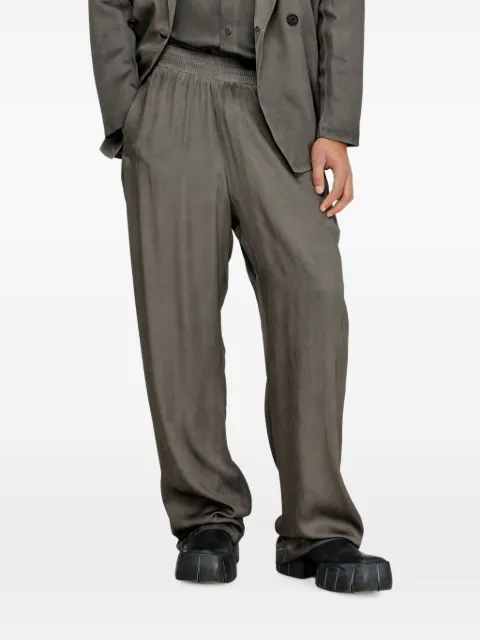 Diesel track pants in treated fluid viscose