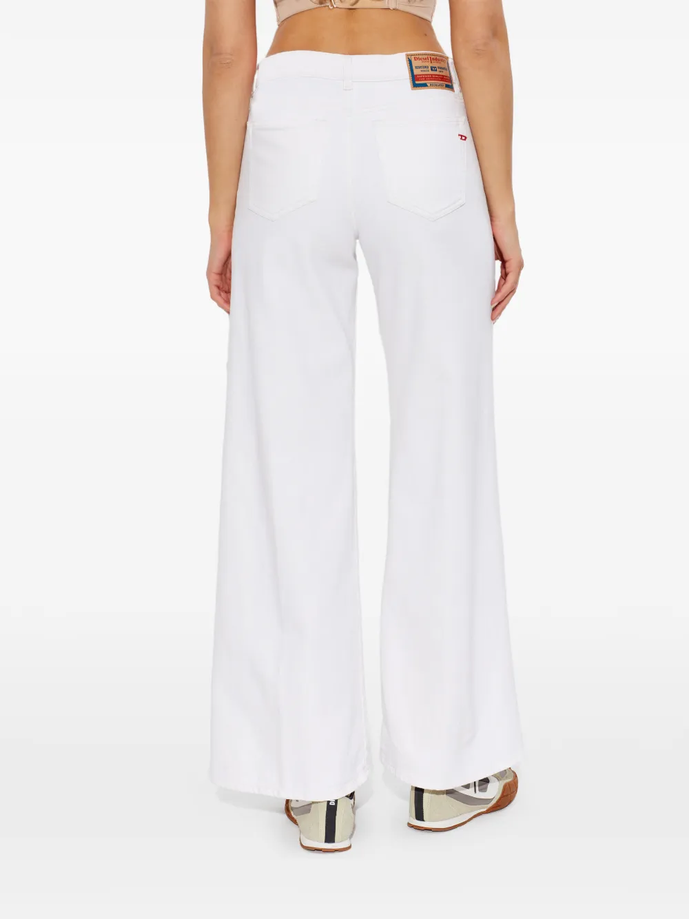 Diesel Flared jeans Wit