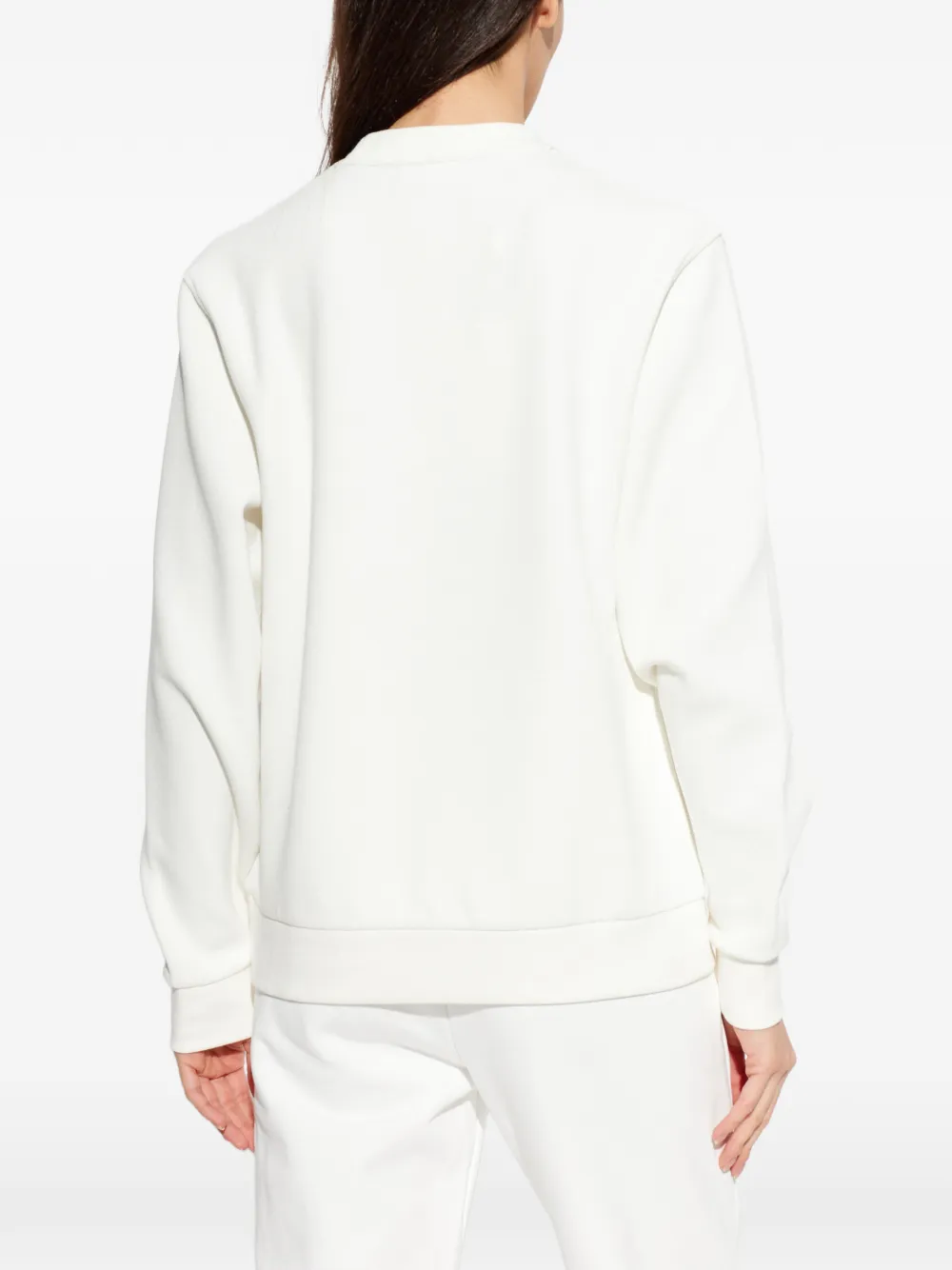 Lacoste Sweater met ronde hals Wit