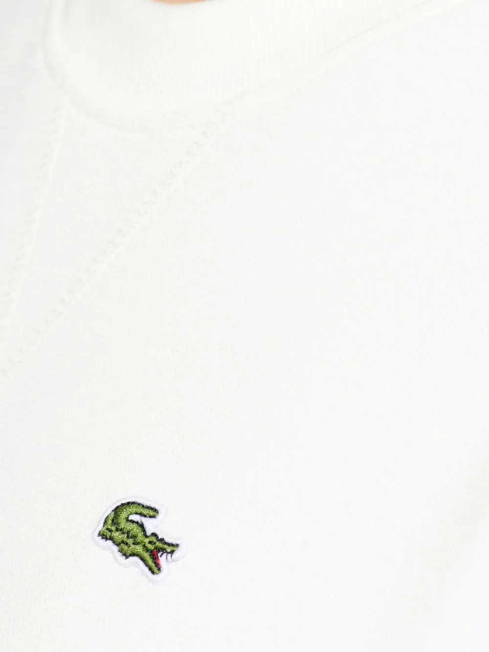 Lacoste Sweater met ronde hals Wit