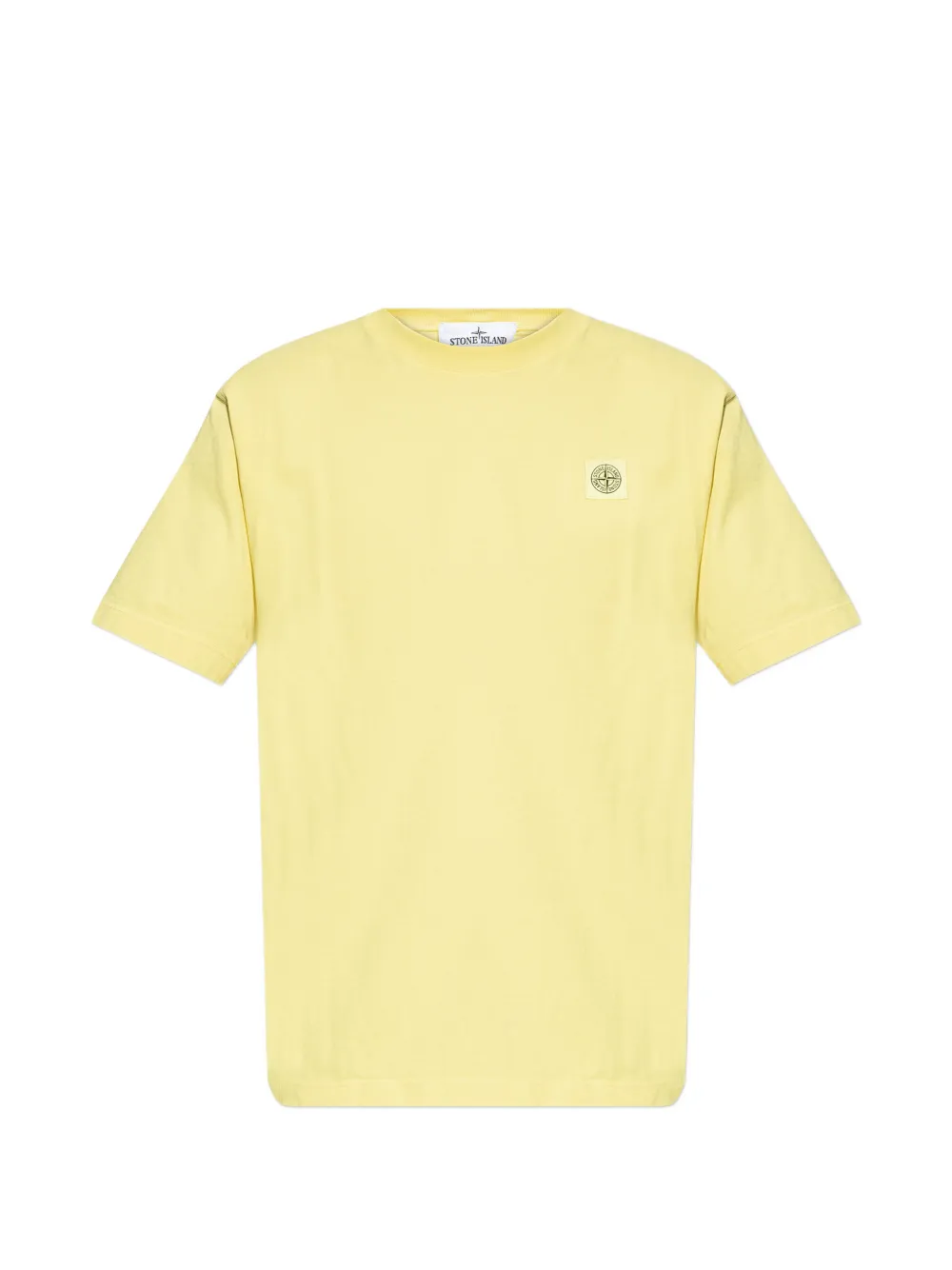 Stone Island logo-patch T-shirt - Giallo