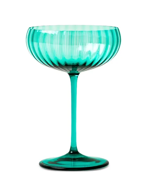 Venini ribbed-detail champagne flute