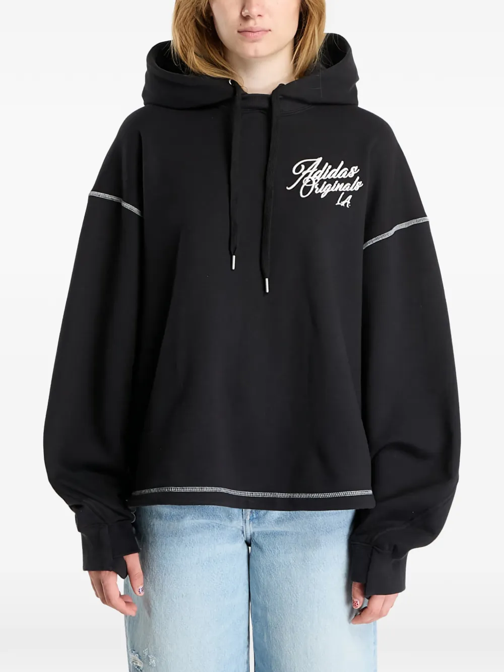 adidas x LA Originals Santa Monica hoodie Zwart