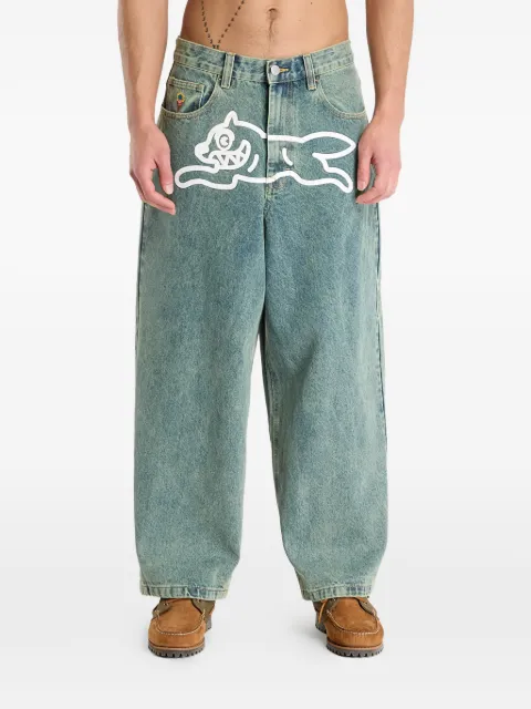ICECREAM Running Dog button-fastening jeans