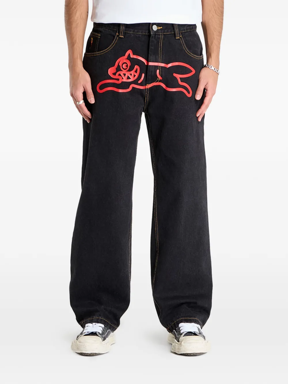 Billionaire Boys Club - Ice Cream running-dog double-scoop jeans - Nero