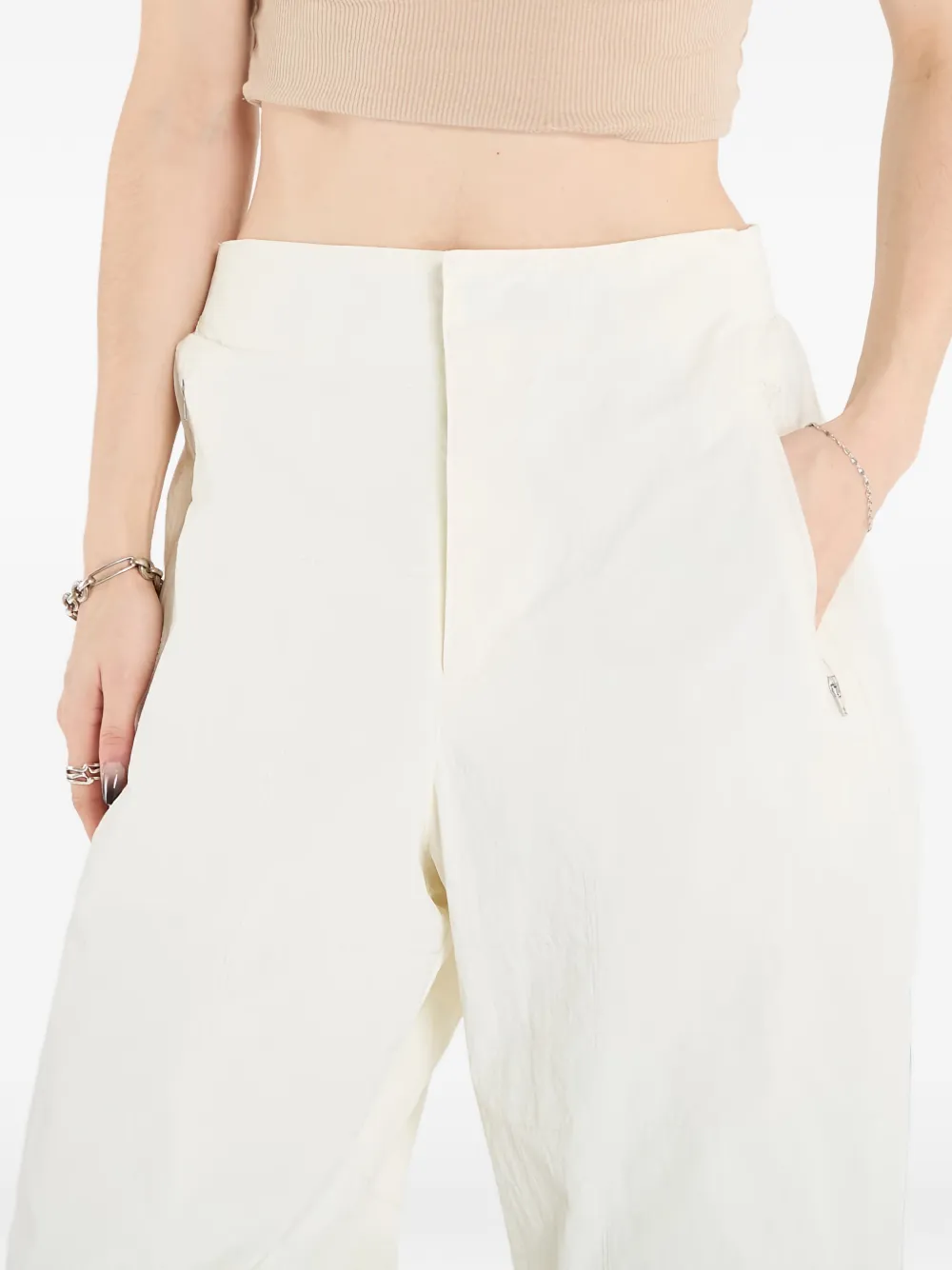 adidas Airdrome Shield broek met vlakken Wit