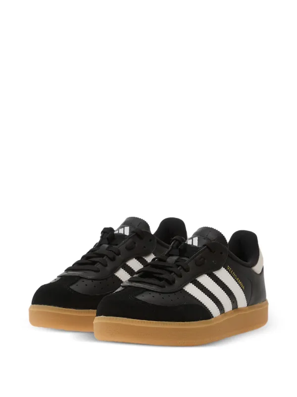 Adidas Velosamba Stripes Leather Sneakers | Black | FARFETCH display picture 3