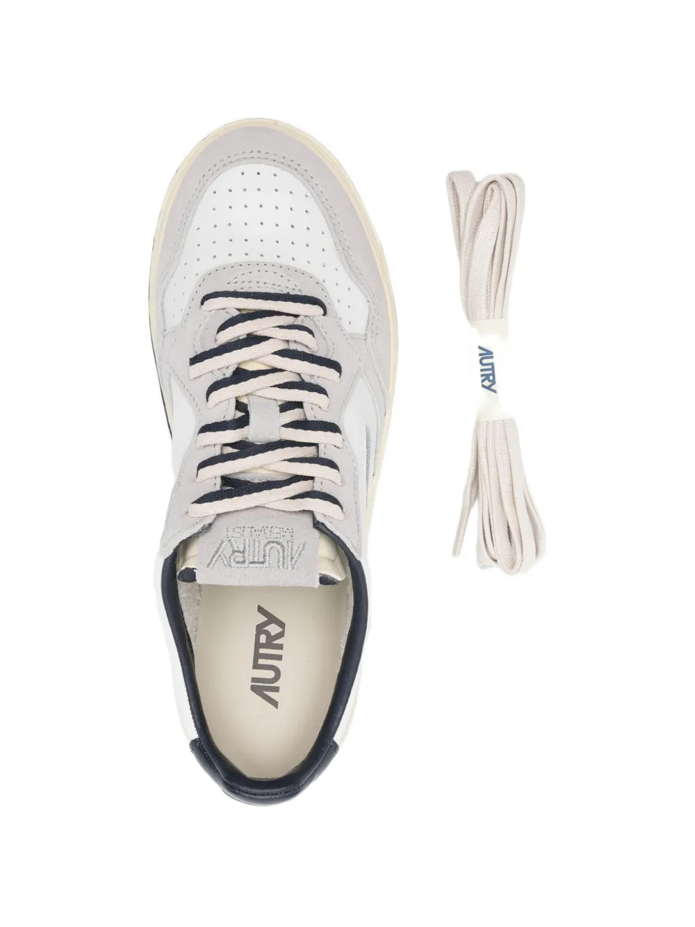 Autry Medalist low-top sneakers met vlakken Wit