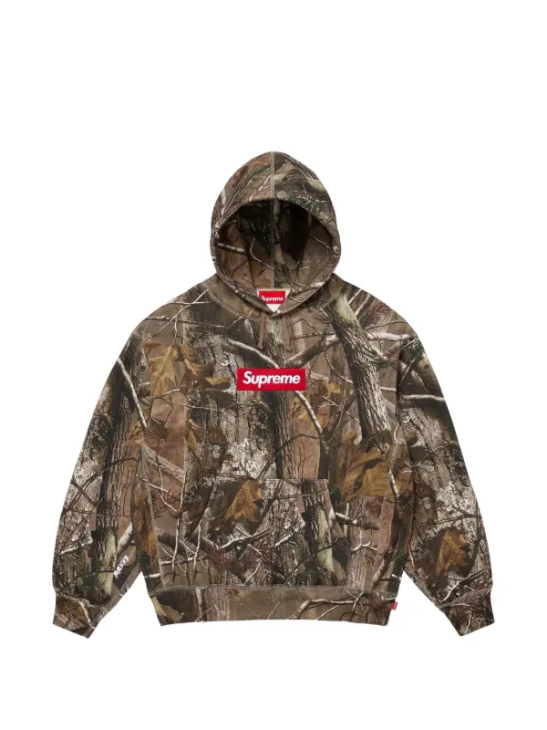 Supreme ボックスロゴ スウェットパーカー | ブラウン | FARFETCH JP