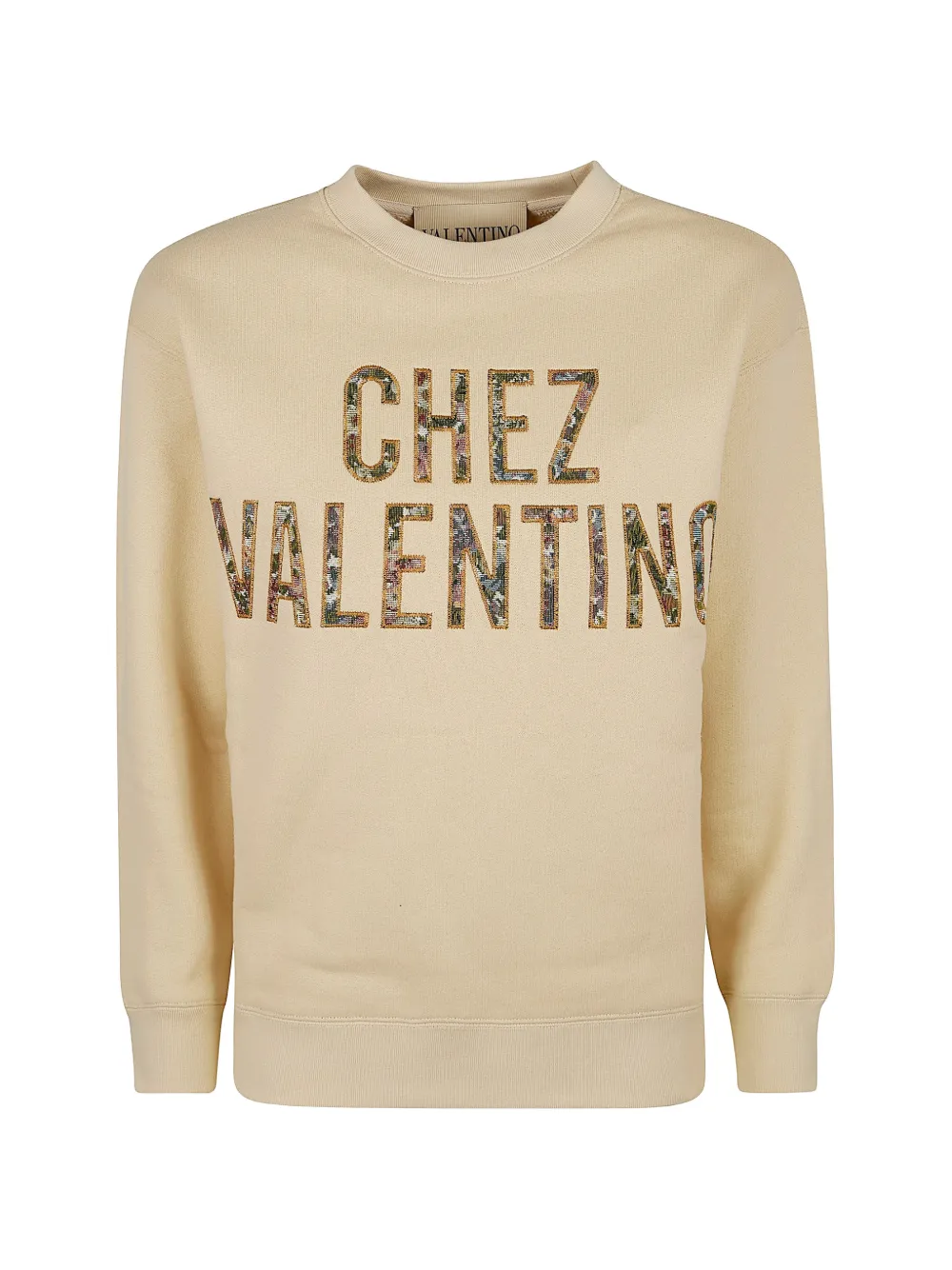 Valentino Garavani Chez Valentino embroidered sweatshirt - Nude