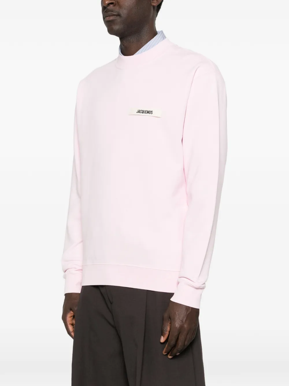  Jacquemus Logo-patch Sweatshirt - Pink 
