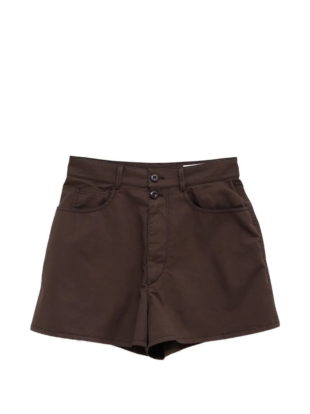 LEMAIRE button shorts - Marrone