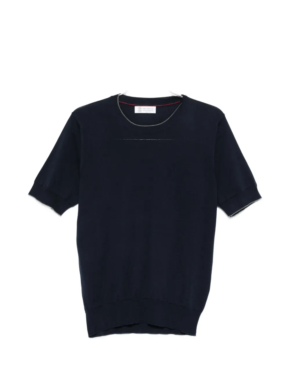 Brunello Cucinelli T-shirt in cotone - Blu