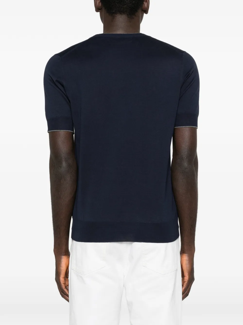 Brunello Cucinelli Katoenen T-shirt Blauw