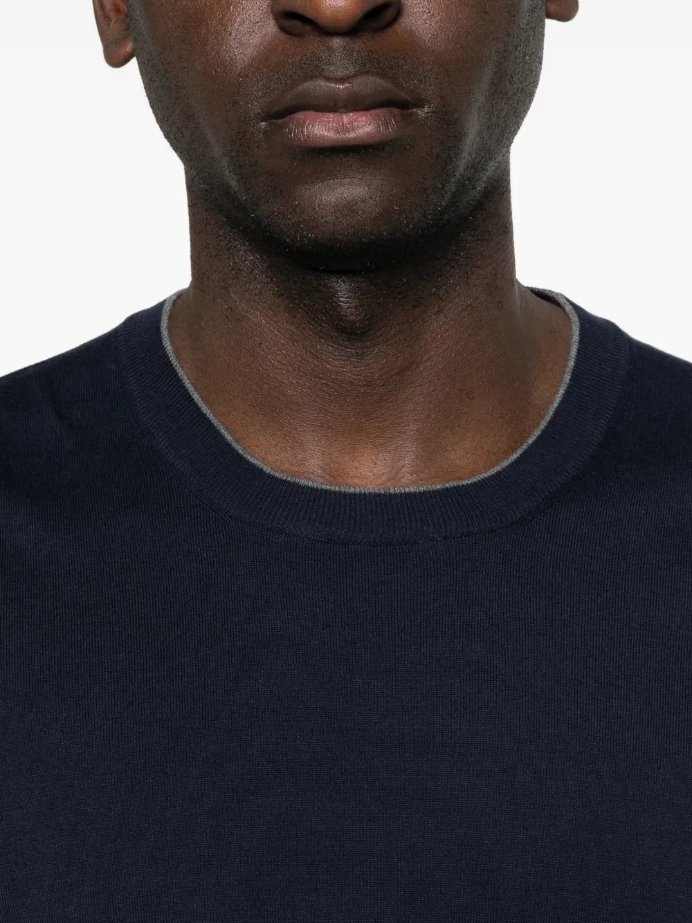 Brunello Cucinelli Katoenen T-shirt Blauw