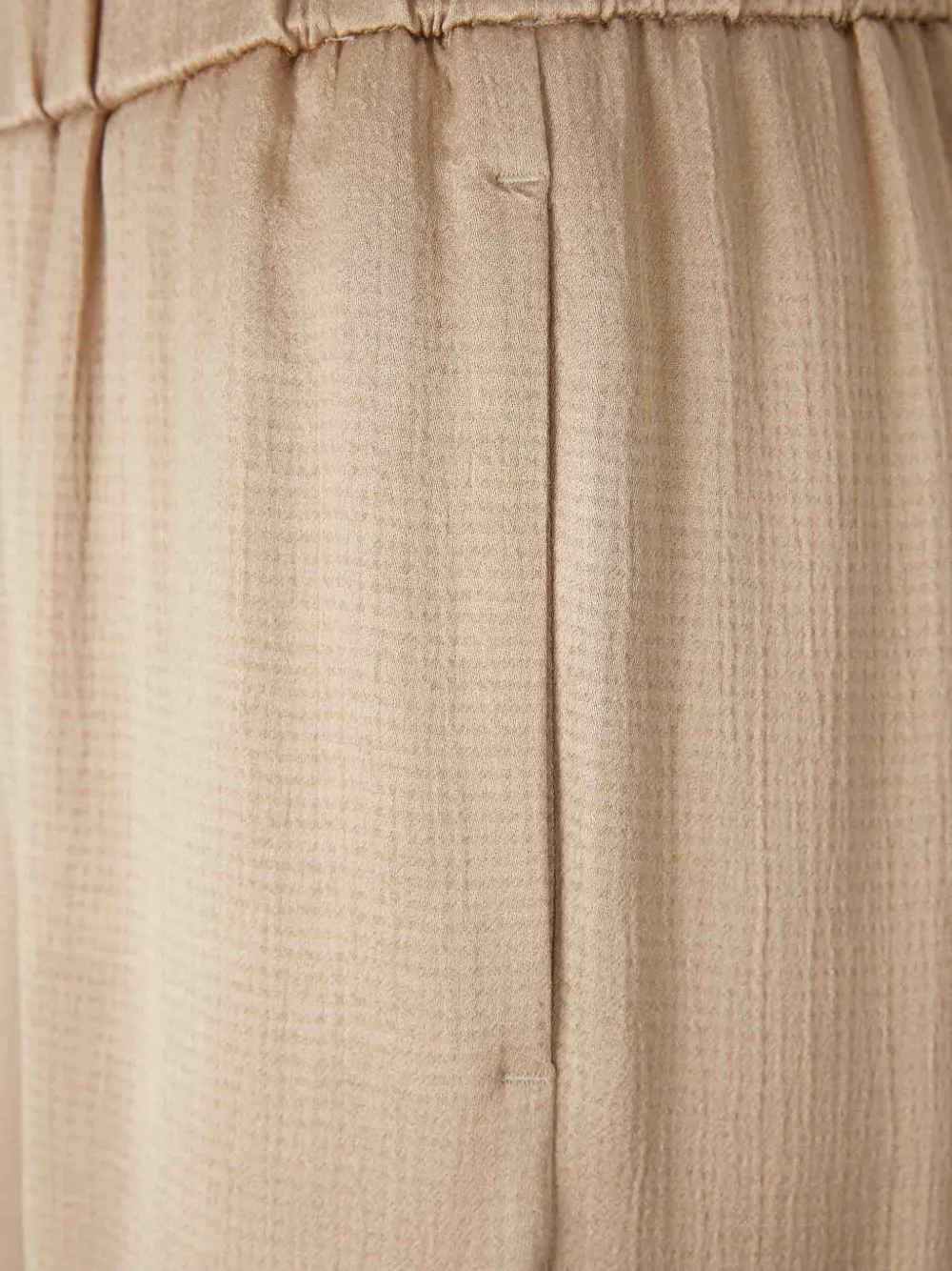 Peserico Broek met elastische tailleband Goud