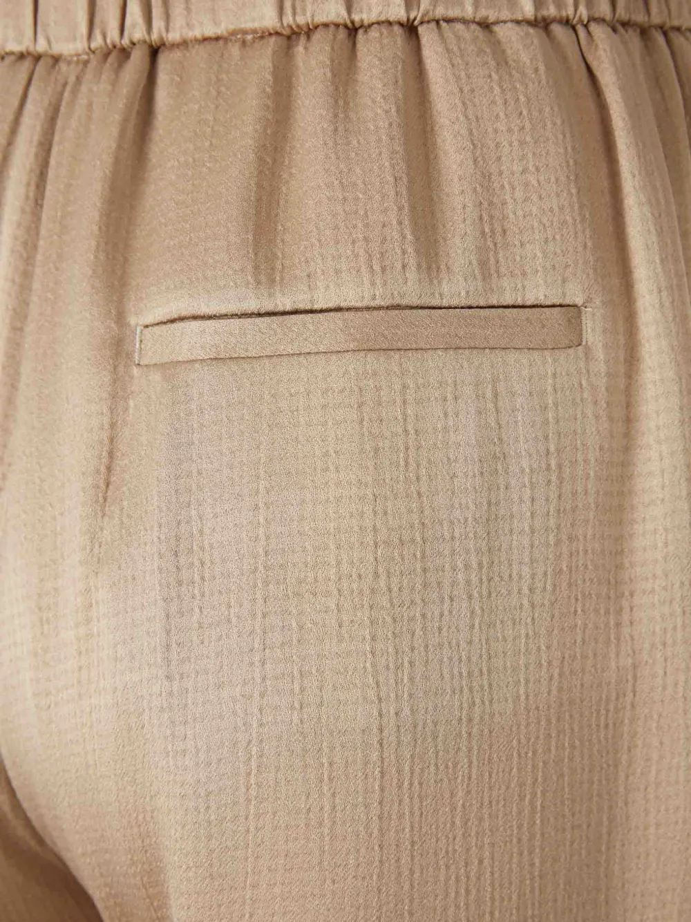 Peserico Broek met elastische tailleband Goud