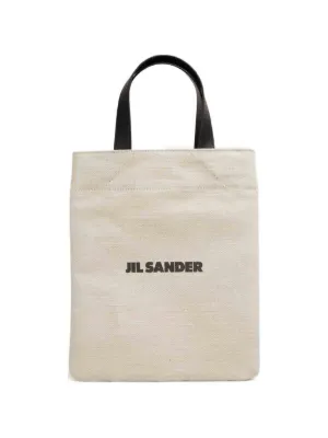 JIL SANDERジルサンダー/リネントートバッグ Jil Sander キャンバス トートバッグ | ニュートラル | FARFETCH JP