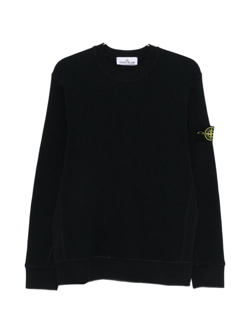 Stone Island logo-patch sweatshirt - Blu