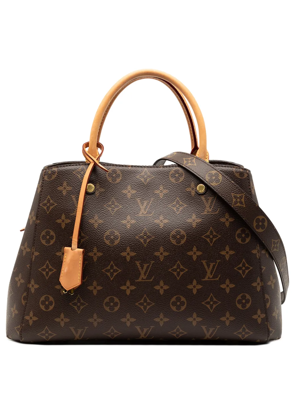 Louis Vuitton Pre-Owned 2019 Monogram Montaigne MM satchel - Marrone