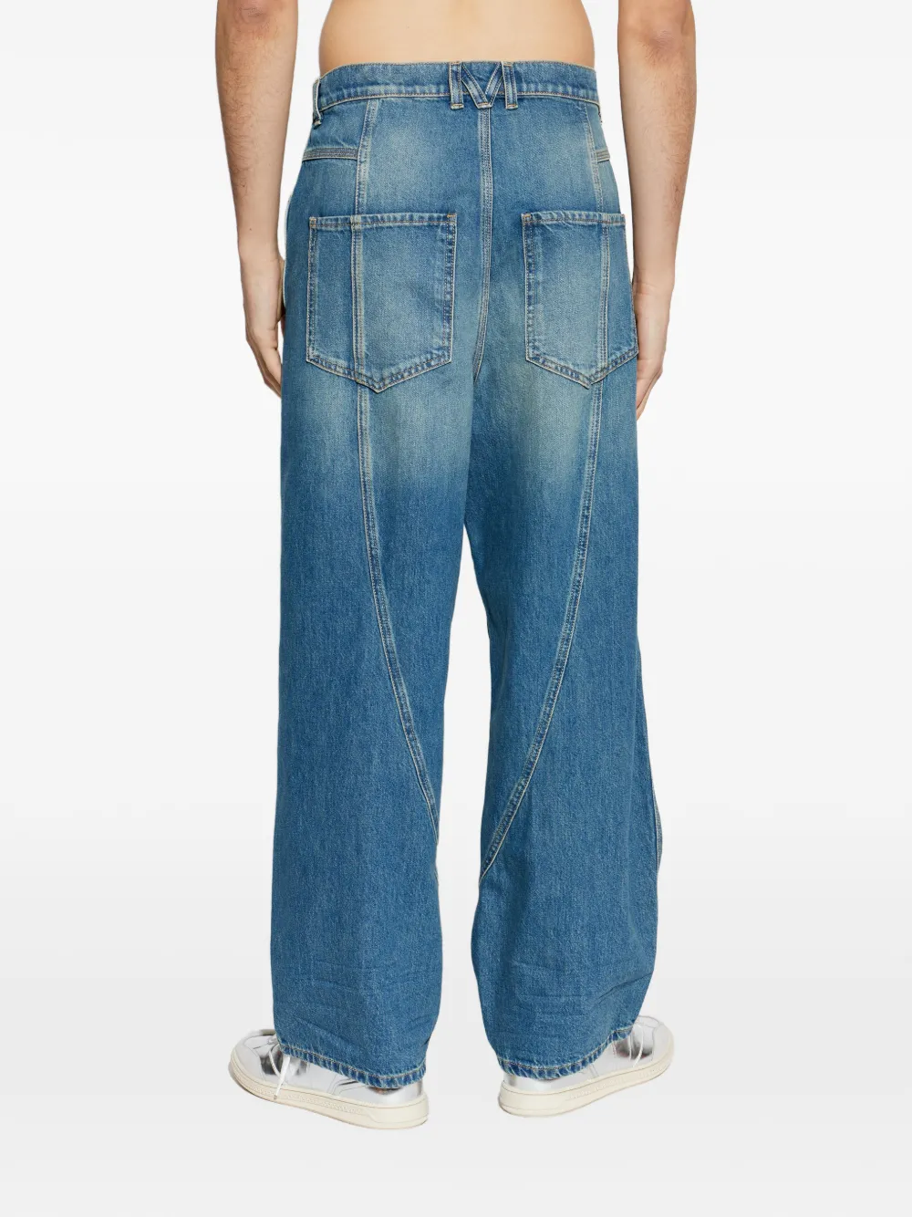 Moschino Jeans met zak Blauw