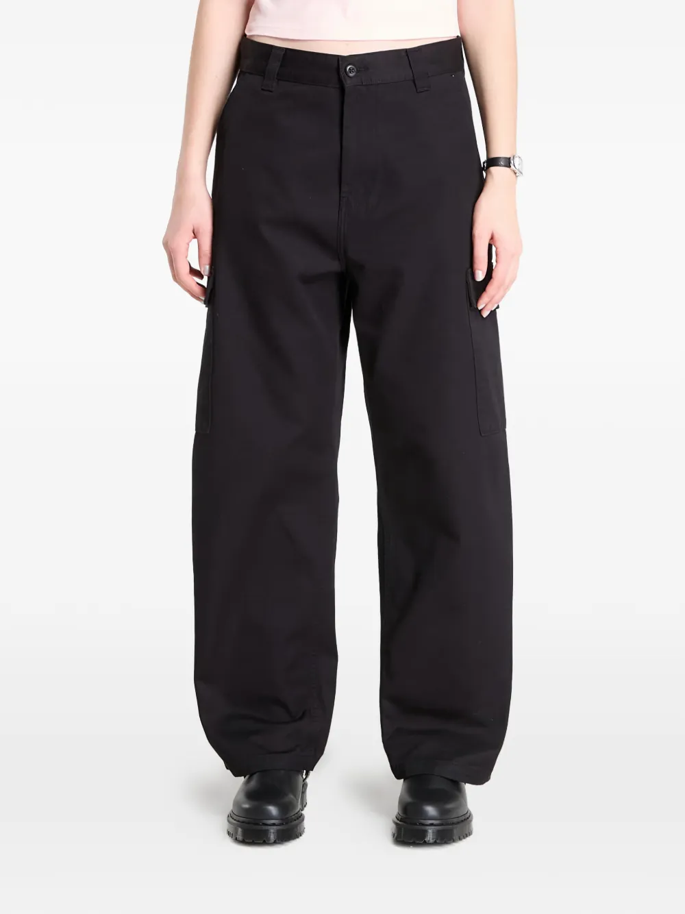 Carhartt WIP Broek met knopen Zwart
