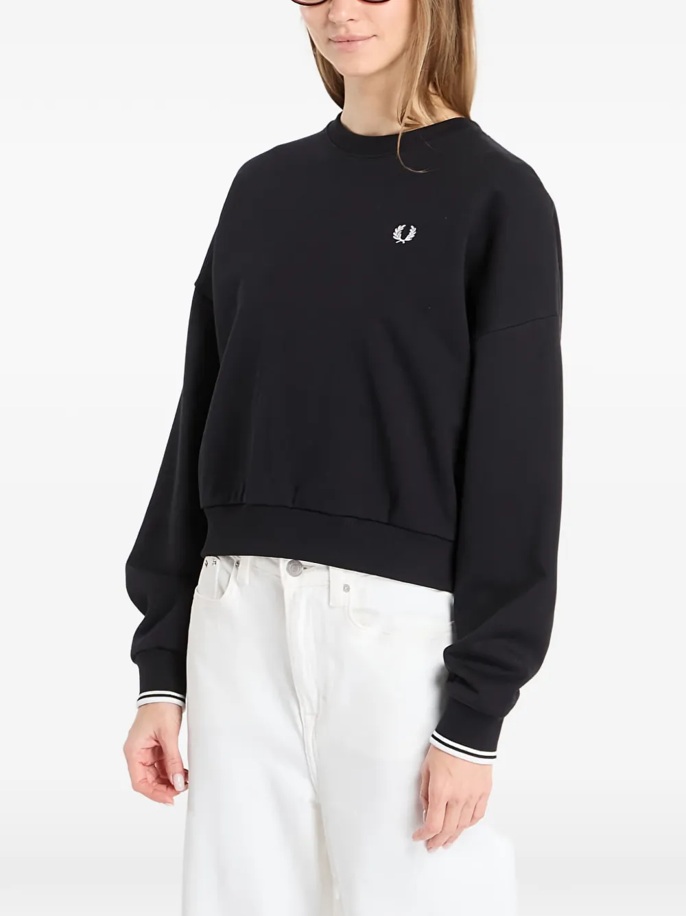 Fred Perry crew-neck sweater - Nero