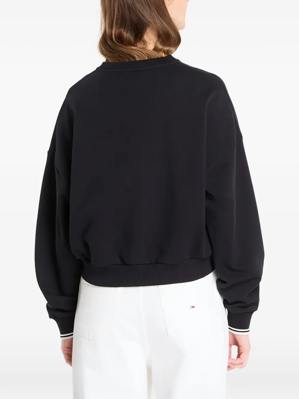  Fred Perry Crew-neck Sweater - Black 