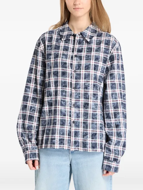 dime plaid flannel shirt