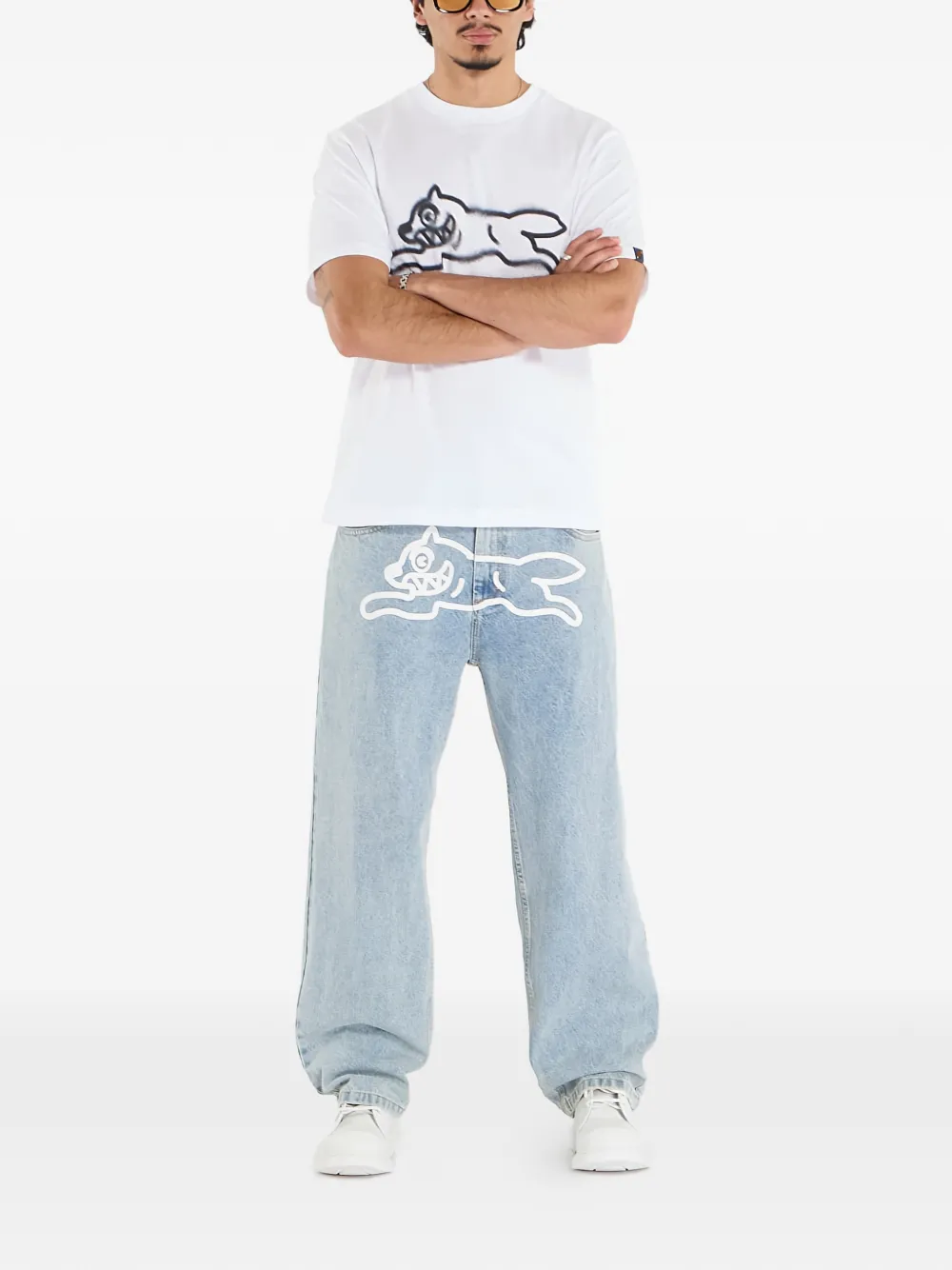 Billionaire Boys Club - Ice Cream running-dog five-pockets jeans - Blauw