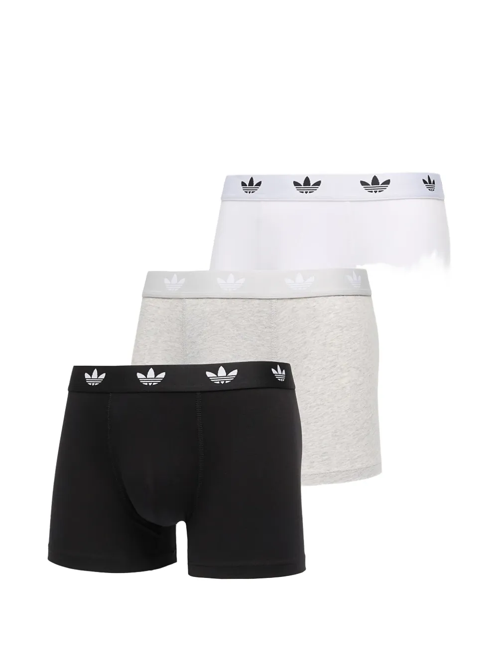 adidas logo-waistband boxers (set of three) - Nero