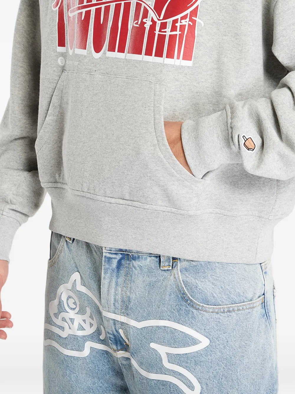 Billionaire Boys Club Ice Cream Hoodie met rits Grijs