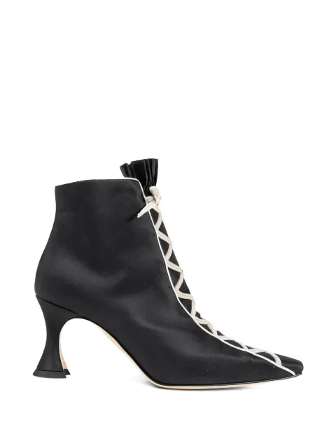 Manolo Blahnik Nolhac lace-up ankle boots