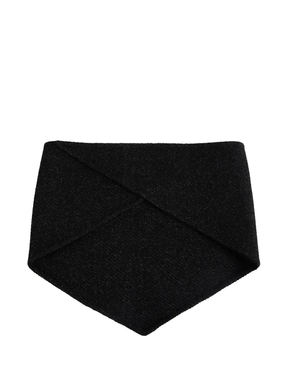 Jil Sander textured scarf - Nero