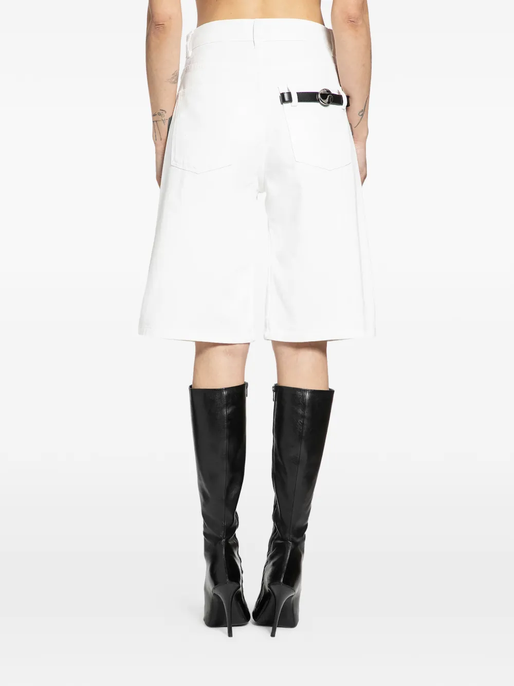  Coperni Denim Bermuda Shorts - White 