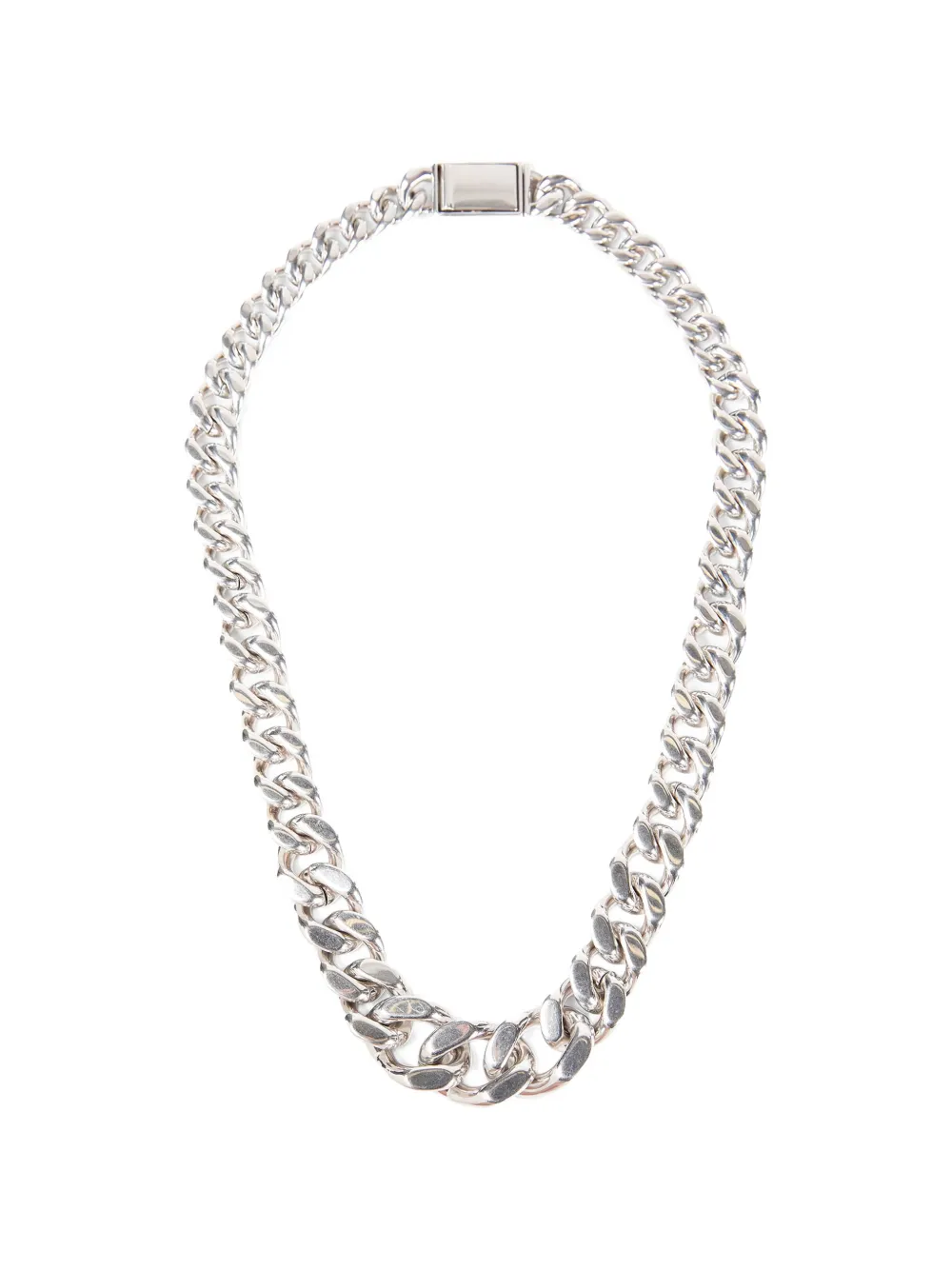 Jil Sander Groumette chain necklace - Argento