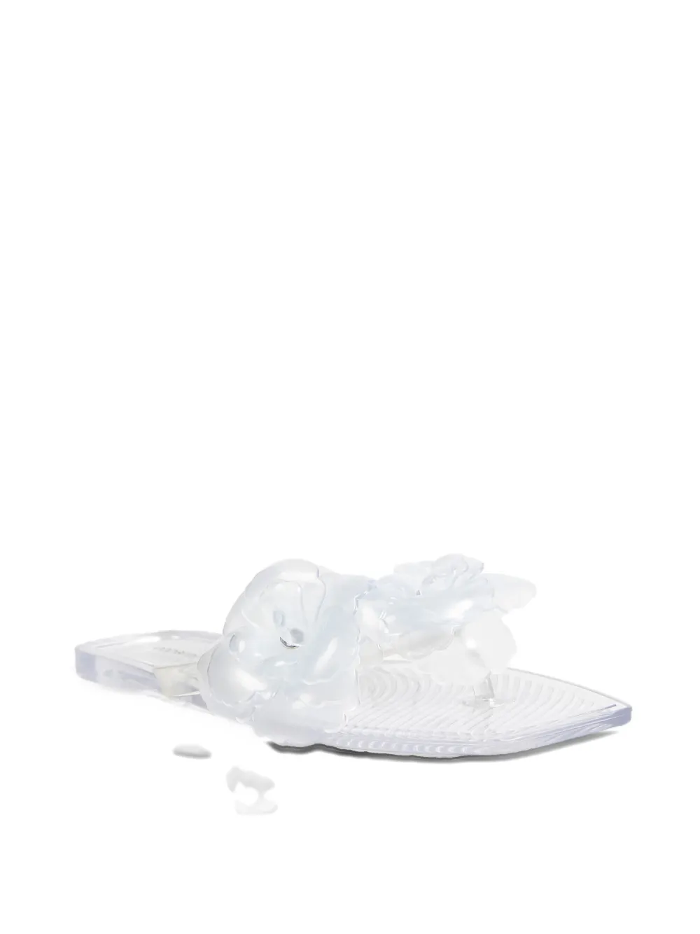 Coperni flower-detail flat sandals Wit