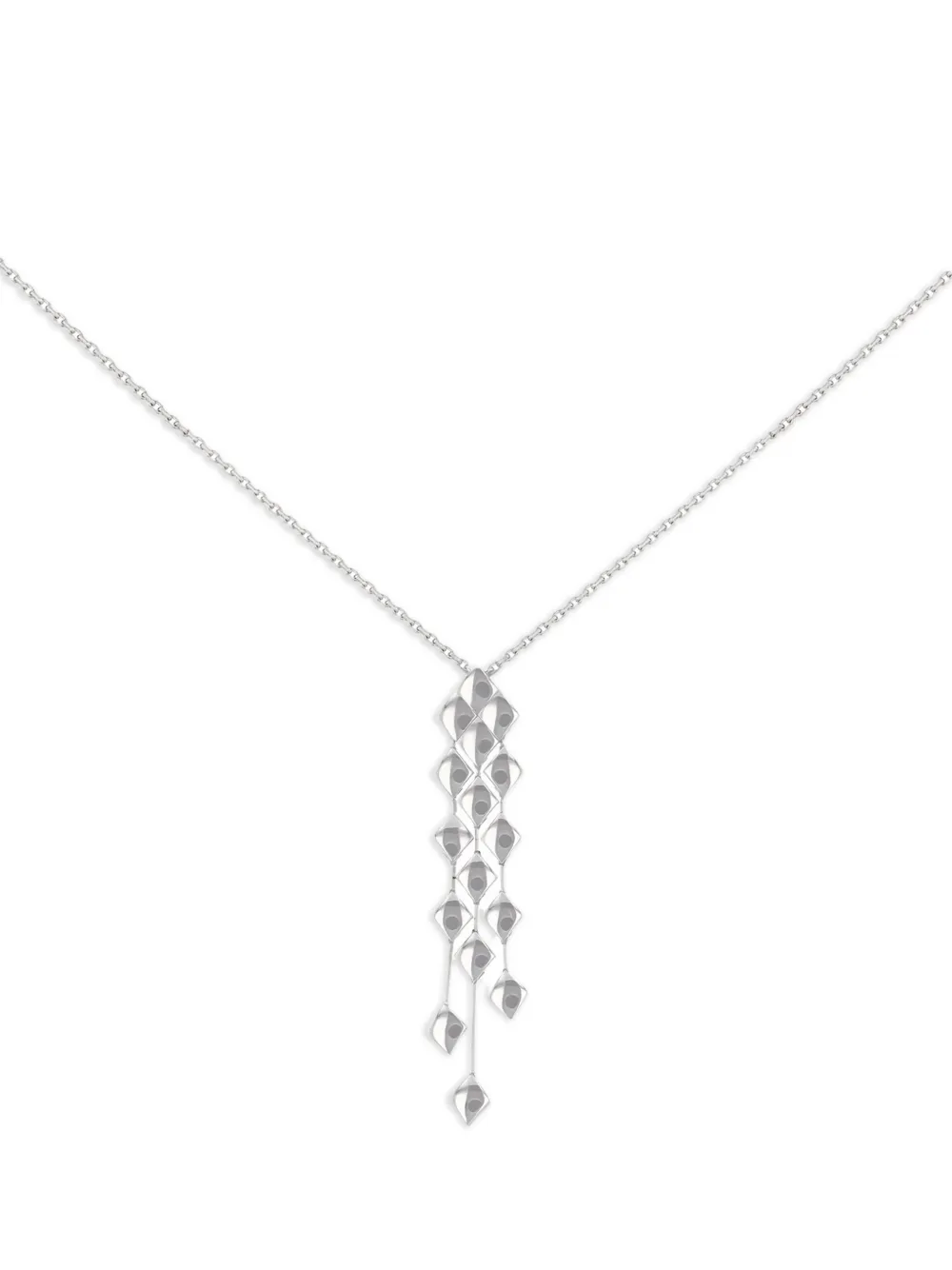 CHANEL Pre-Owned 2000's Matelassé neckalces - Argento