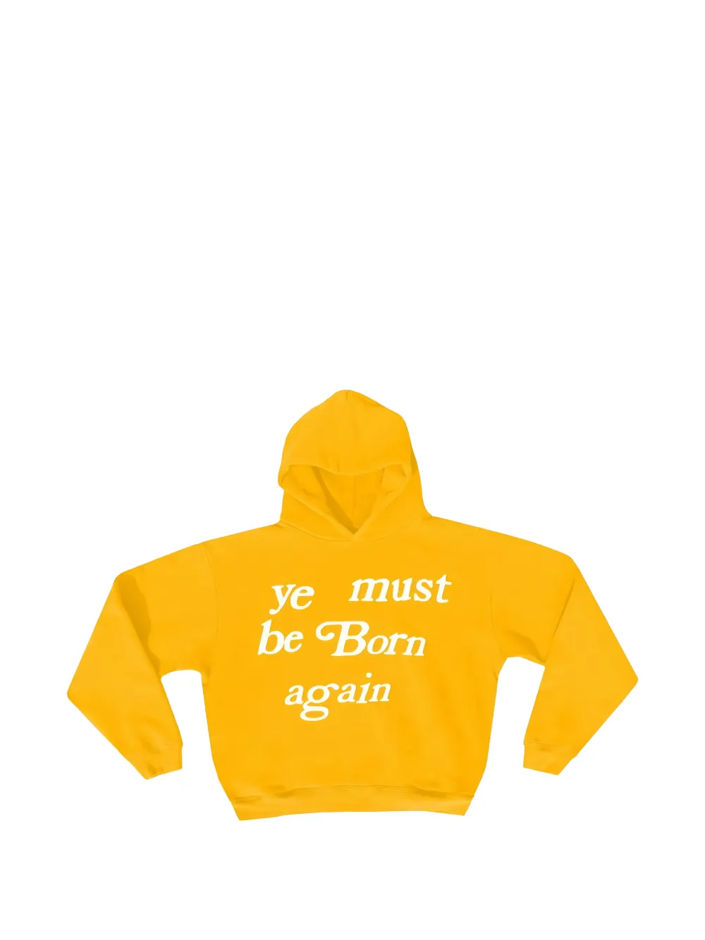 Kanye West hooded sweatshirt - Giallo