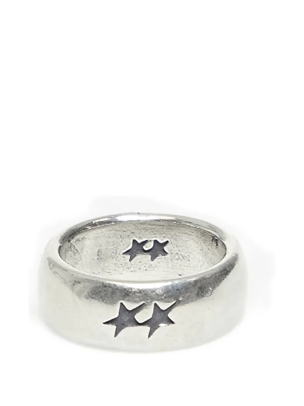 Twojeys Signature Ring In Metallic