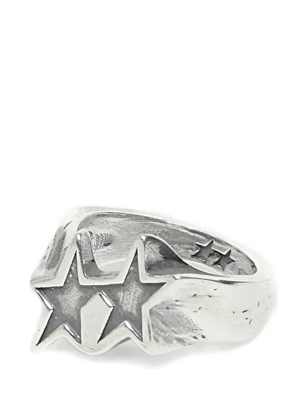 Twojeys Tilted Icon Ring In Metallic