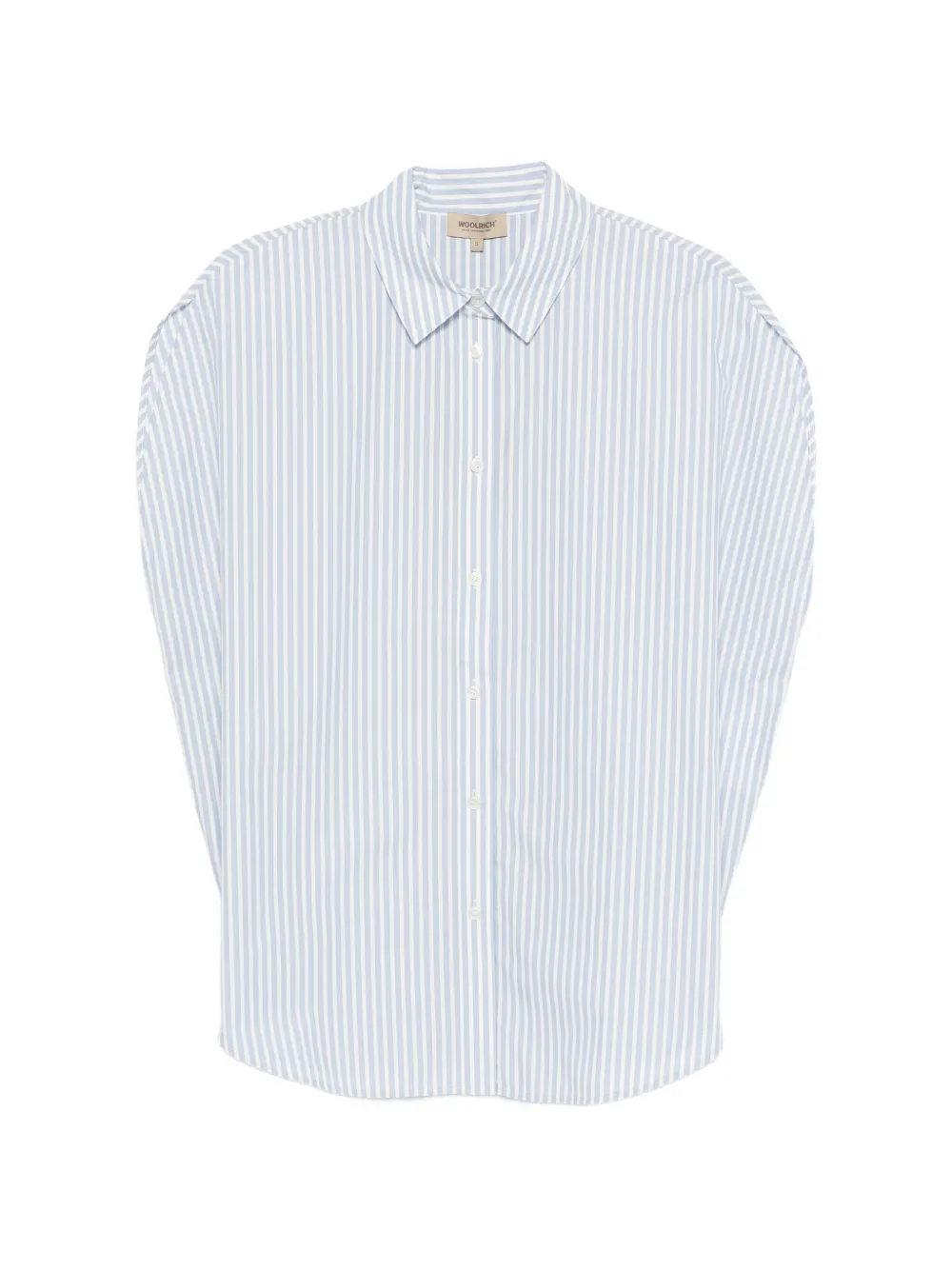 Woolrich striped-pattern shirt - Bianco