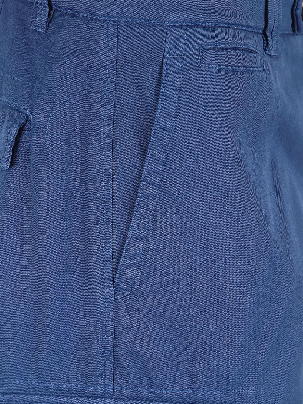  Brunello Cucinelli Button-fastening Cargo Shorts - Blue 