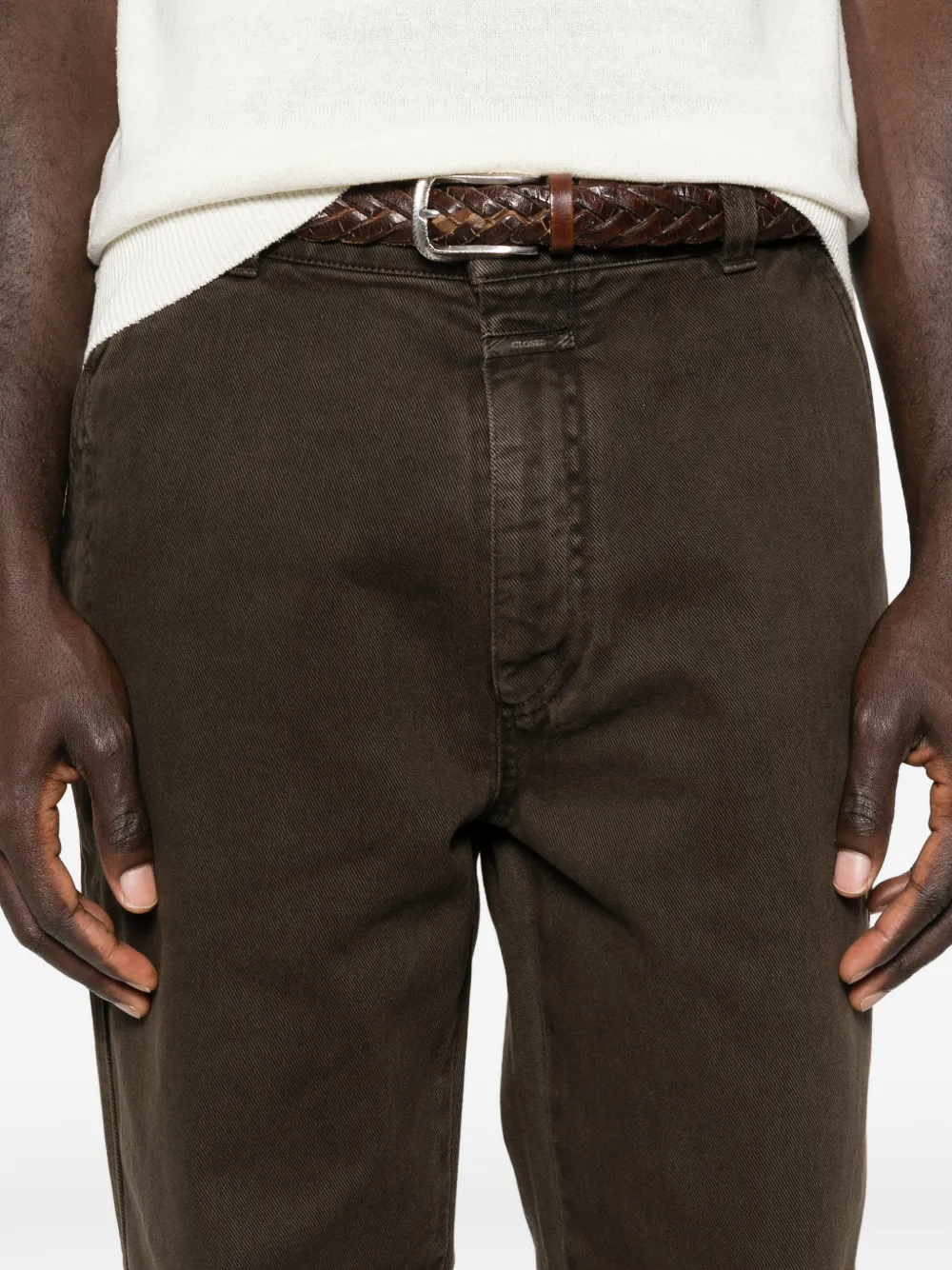 Closed Toledo jeans met toelopende pijpen Bruin