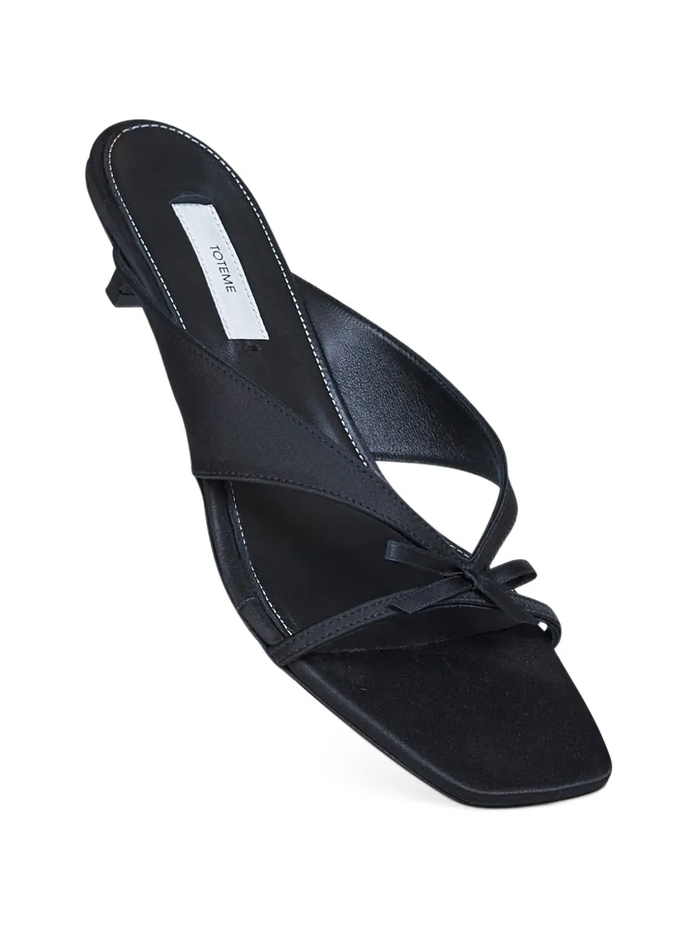 TOTEME Sandalen met strikdetail Zwart