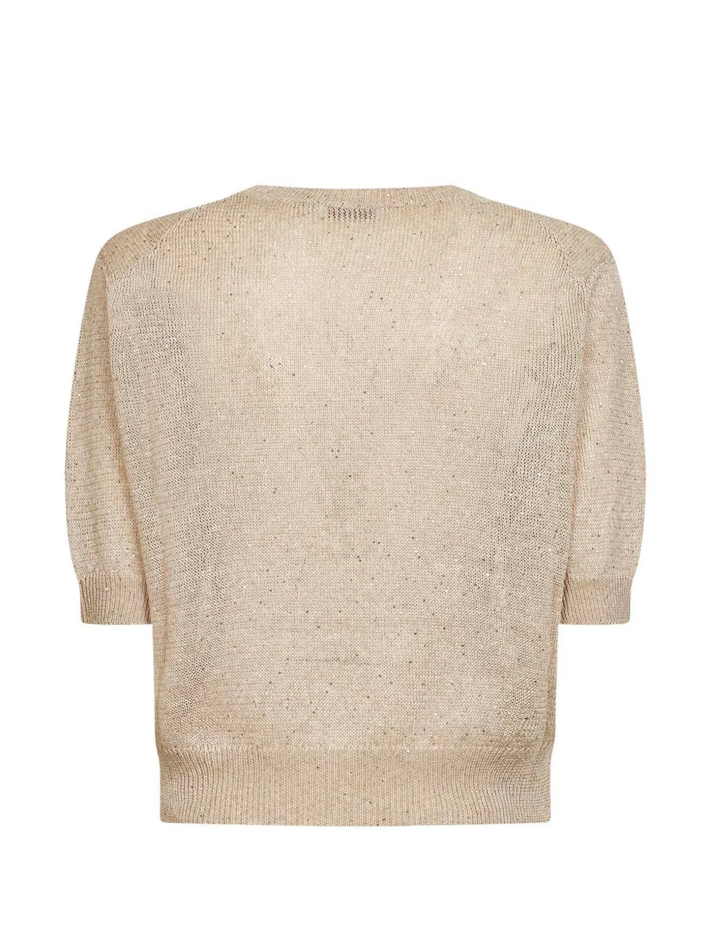  Brunello Cucinelli Openwork Ribbed Sweater - Neutrals 