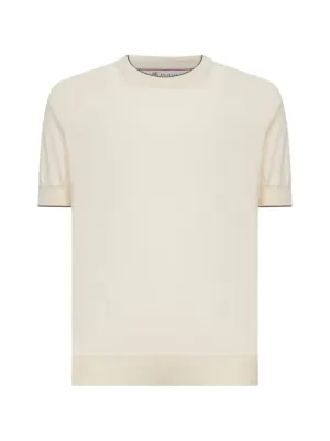 Brunello Cucinelli Vネック Tシャツ | ニュートラル | FARFETCH JP
