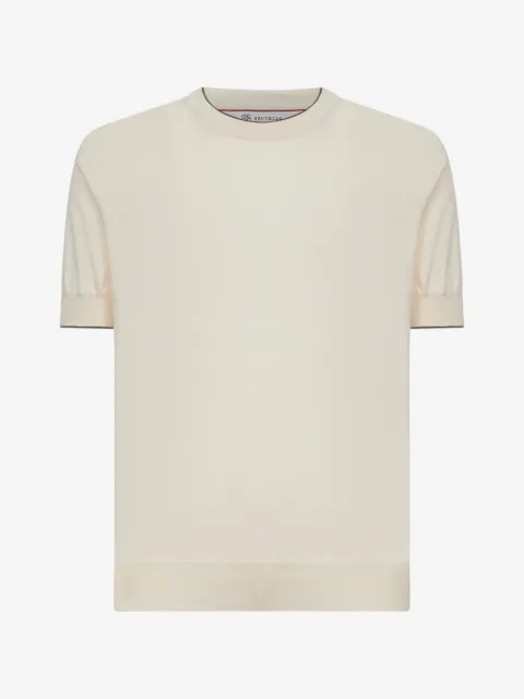 Brunello Cucinelli ribbed short-sleeves T-shirt
