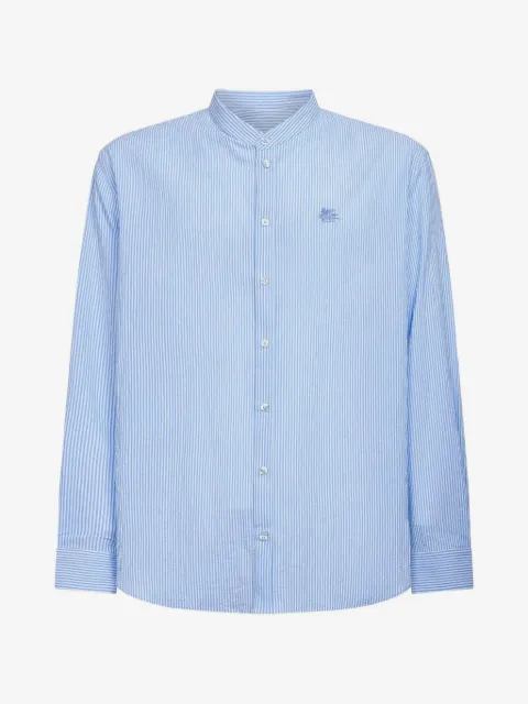 ETRO logo-embroidered shirt