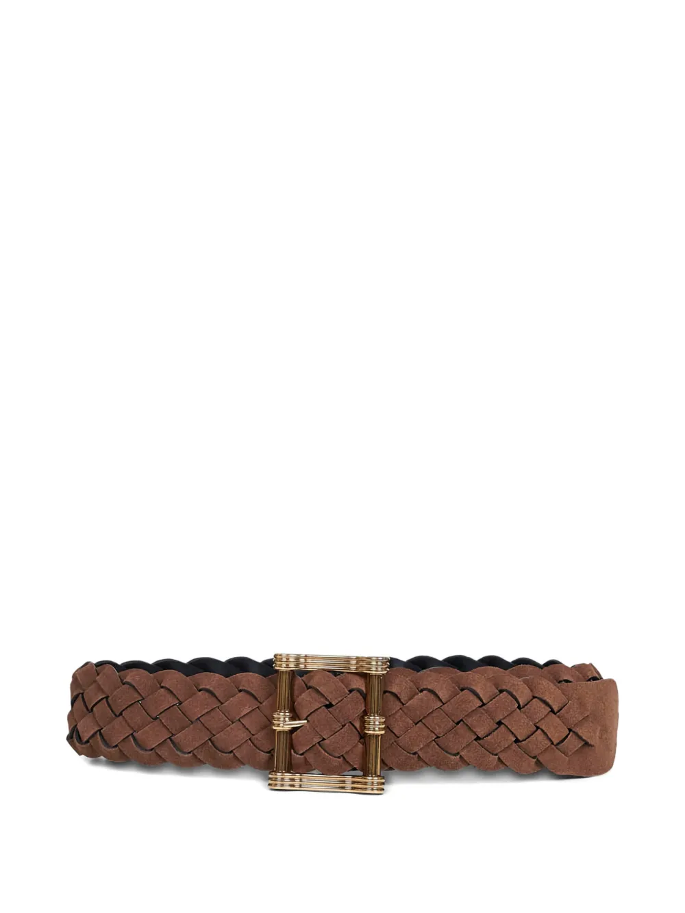 ETRO woven reversible prong buckle belt - Marrone